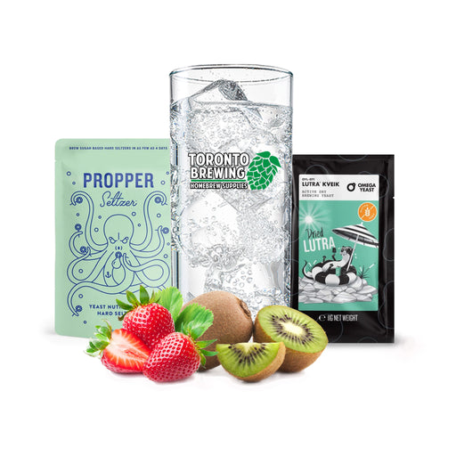 Hard Seltzer Recipe Kit - Strawberry/Kiwi (5 Gallon/19 Litre)    - Toronto Brewing
