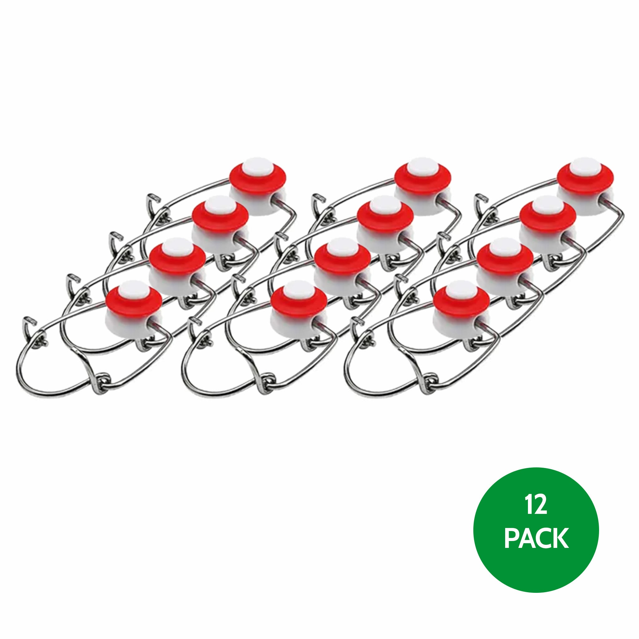 Swingtop Grolsch Style Glass Bottle Replacement Cages (12 pack