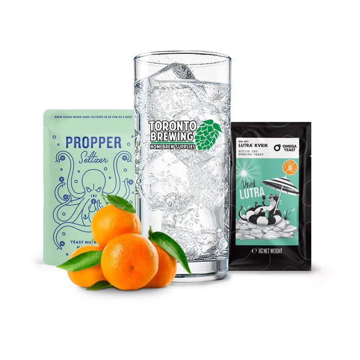 Hard Seltzer Recipe Kit - Tangerine (5 Gallon/19 Litre)    - Toronto Brewing