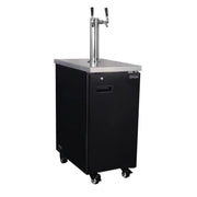 Kegco TCK-17-2 18 inch dual faucet kegerator