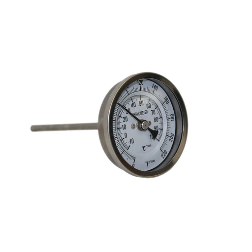 Brew Kettle Dial Thermometer with 2.5 in. Stem