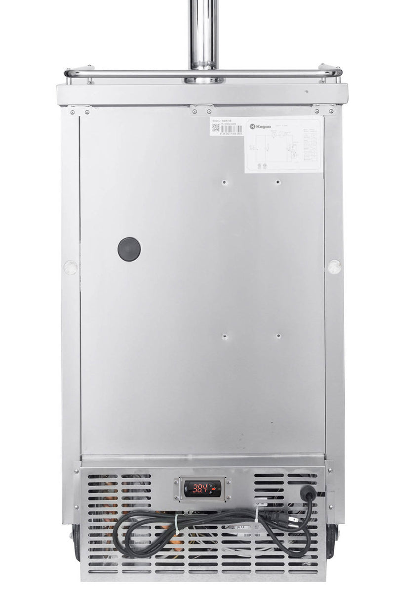 Kegco 24" Wide Homebrew Triple Tap All Stainless Steel Commercial Kegerator