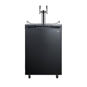 Summit | 5.6 cu. ft Dual Tap Kegerator with Digital Thermostat (SBC635MTWIN) Black   - Toronto Brewing