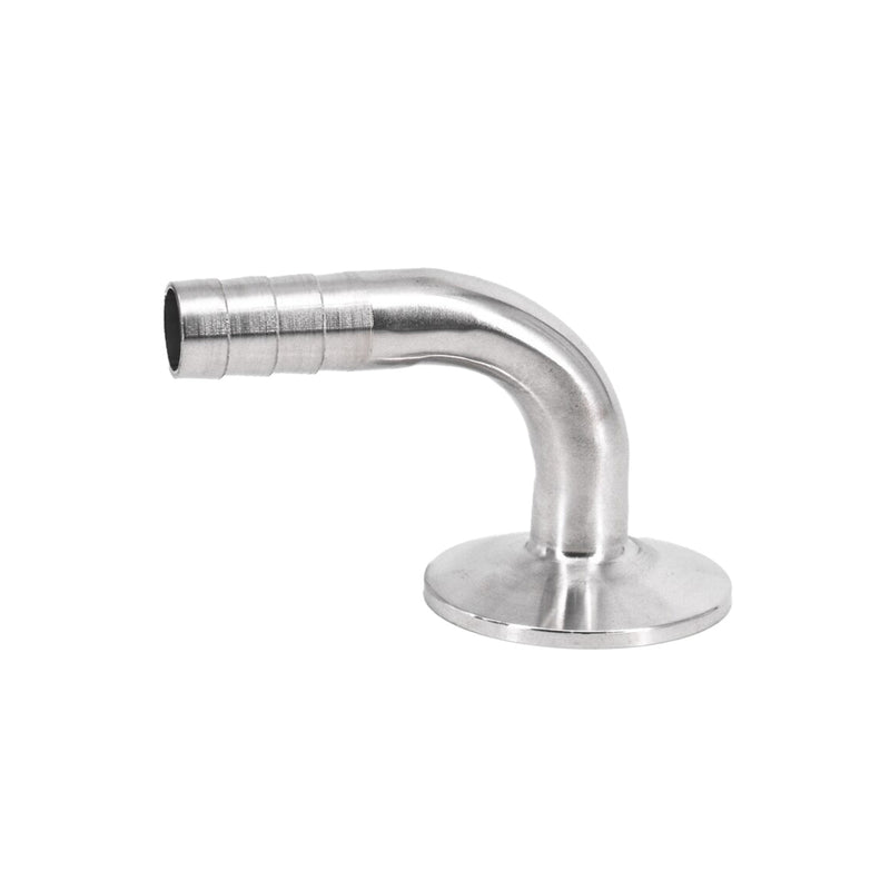 Tri-Clamp - 1.5" TC x 3/4" Hose Barb 90 Degree    - Toronto Brewing