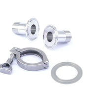 Tri-Clamp - 1.5" TC x ½" Male NPT Union Set    - Toronto Brewing