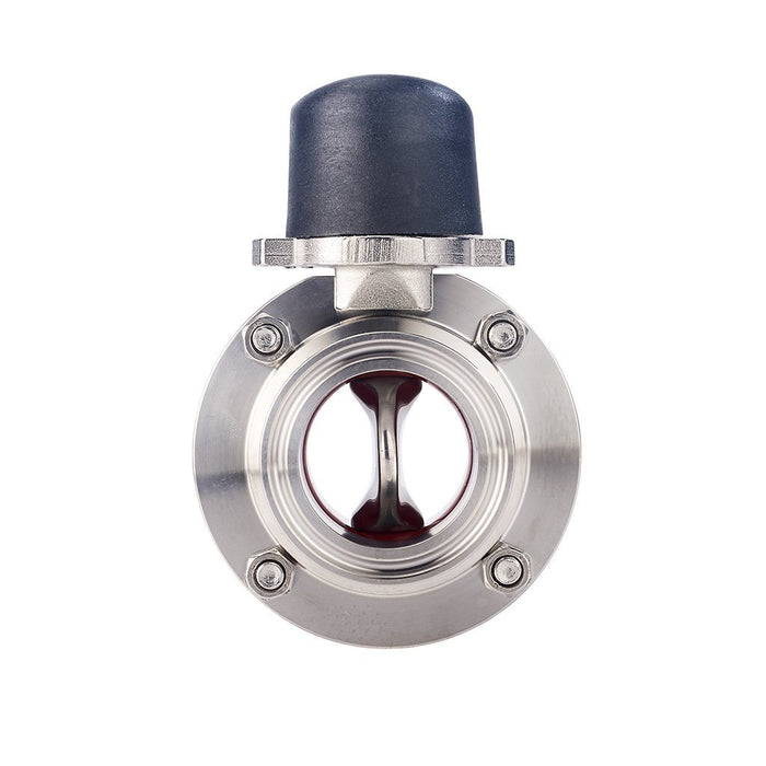 Spike Brewing | 1.5” Tri-Clamp Stainless Steel Butterfly Valve with Squeeze Trigger    - Toronto Brewing