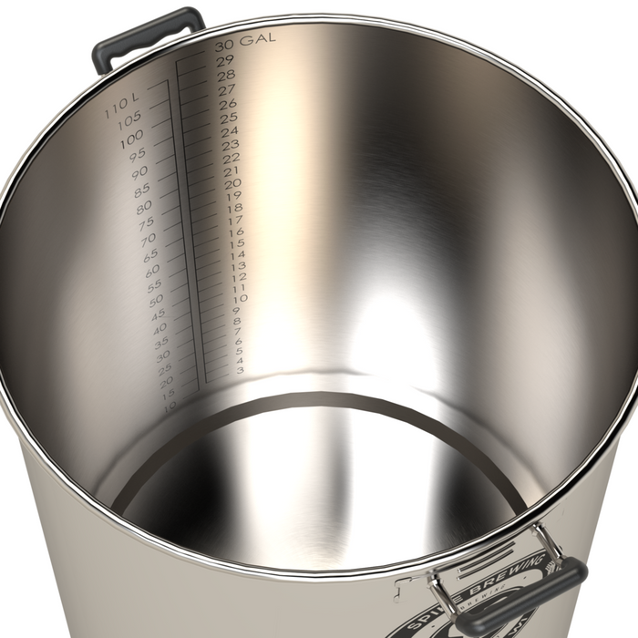 Spike Brewing | 30 Gallon OG Stainless Steel Brew Kettle - Tri-Clamp    - Toronto Brewing