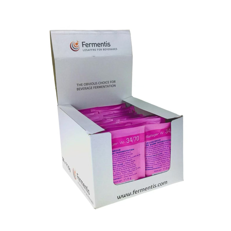 Fermentis | Saflager W-34/70 German Lager Dry Yeast (11.5 g) x Box of 38 Sachets    - Toronto Brewing