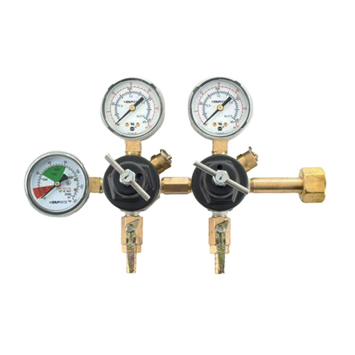 Taprite | T-Knob Dual Product CO2 Regulator (Barbed Connection) [3752-BR-30MT]    - Toronto Brewing