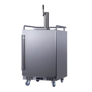 Summit | 5.6 cu. ft. Single Tap Built-In Outdoor Kegerator with Digital Thermostat - Stainless Body and Door (SBC683OS)    - Toronto Brewing