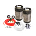 Ball Lock Homebrew Kegging Kit for Two 2.5 Gallon Cornelius Kegs with Picnic Taps and Dual Gauge Regulator    - Toronto Brewing