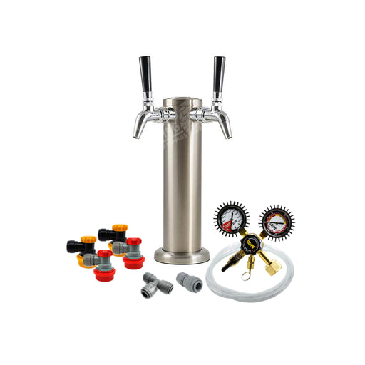 Double Tap Tower Kegerator Kit (Ball Lock Cornelius)    - Toronto Brewing