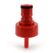 FermZilla | Liquid/Gas Post Connection For Carb Cap Red   - Toronto Brewing