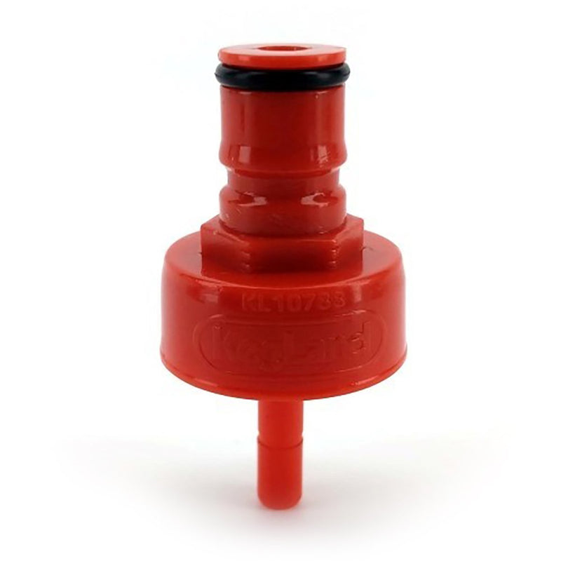 FermZilla | Liquid/Gas Post Connection For Carb Cap Red   - Toronto Brewing