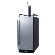 Summit | 2.9 cu. ft. Single Tap Built-In Commercial Kegerator - Stainless Door (SBC15BEER)    - Toronto Brewing