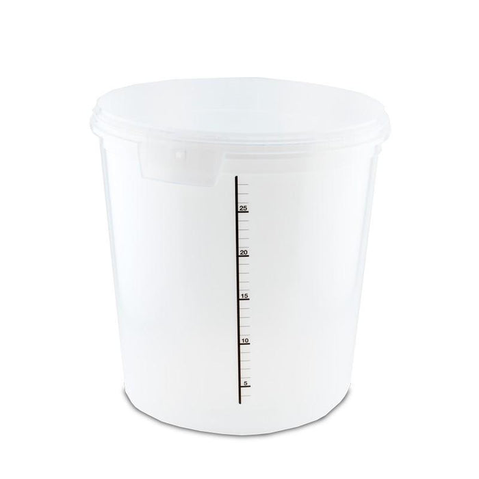 8.5 Gallon Food Grade Fermentation Bucket with Drilled Lid, Grommet and Airlock    - Toronto Brewing