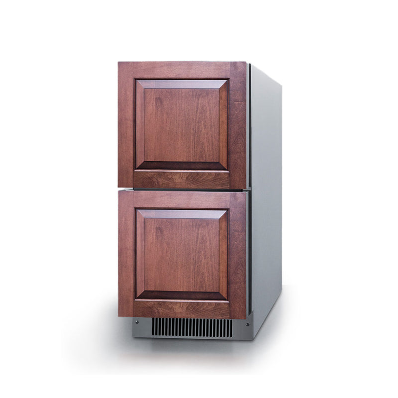 Summit | 15" Wide 2-Drawer All-Refrigerator, ADA Compliant (ADRD15) Panel Ready (ADRD15PNR)   - Toronto Brewing