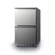 Summit | 18" Wide 2-Drawer All-Refrigerator, ADA Compliant (ADRD18) Stainless Steel (ADRD18)   - Toronto Brewing