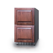 Summit | 18" Wide 2-Drawer All-Refrigerator, ADA Compliant (ADRD18) Panel Ready (ADRD18PNR)   - Toronto Brewing