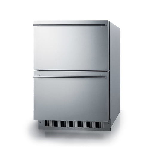 Summit | 24" Wide 2-Drawer All-Refrigerator, ADA Compliant (ADRD24) Stainless Steel (ADRD24)   - Toronto Brewing