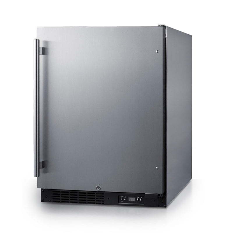 Summit | 24" Wide Built-In All-Freezer, ADA Compliant (ALFZ51) Stainless Steel   - Toronto Brewing