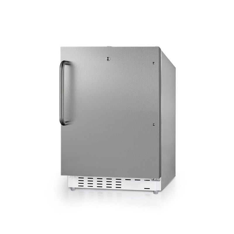 Summit | 21" Wide Built-In Refrigerator-Freezer, ADA Compliant (ALRF48CSS) Stainless Steel Door and Cabinet (ALRF48CSS)   - Toronto Brewing