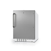 Summit | 21" Wide Built-In Refrigerator-Freezer, ADA Compliant (ALRF48CSS) Stainless Steel Door and White Cabinet (ALRF48SSTB)   - Toronto Brewing
