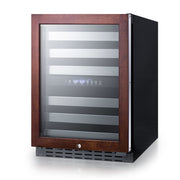 Summit | 24" Wide Built-In Dual Zone Wine Cellar, ADA Compliant (ALWC532) Panel Ready   - Toronto Brewing