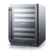 Summit | 24" Wide Built-In Dual Zone Wine Cellar, ADA Compliant (ALWC532) Stainless Steel   - Toronto Brewing