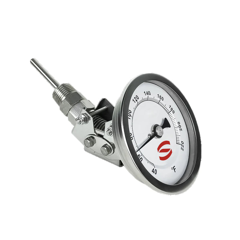 Spike Brewing | Adjustable Thermometer - ½” Male NPT with 3” Face    - Toronto Brewing