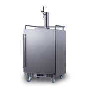 Summit | 5.6 cu. ft. Single Tap Built-In Outdoor Commercial Beer Kegerator (BC74OSCOM)    - Toronto Brewing