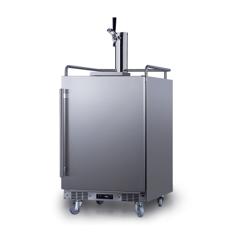 Summit | 5.6 cu. ft. Single Tap Built-In Outdoor Commercial Beer Kegerator (BC74OSCOM)    - Toronto Brewing