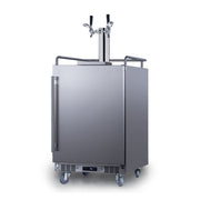 Summit | 5.6 cu. ft. Dual Tap Built-In Outdoor Commercial Beer Kegerator (BC74OSCOMTWIN)    - Toronto Brewing
