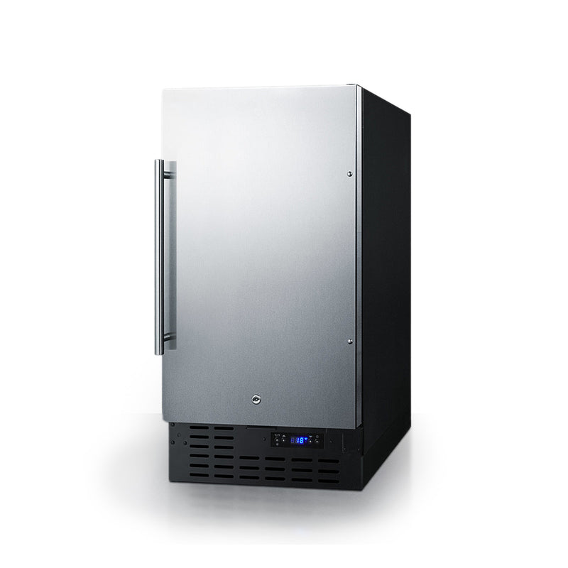 Summit | 18" 8 lb. Drain-Free Icemaker (BIM18SS)    - Toronto Brewing