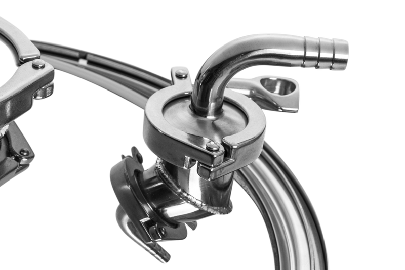 Spike Brewing | Tri-Clamp Elbow - 90 Degree 1.5" TC X 5/8" Barb    - Toronto Brewing