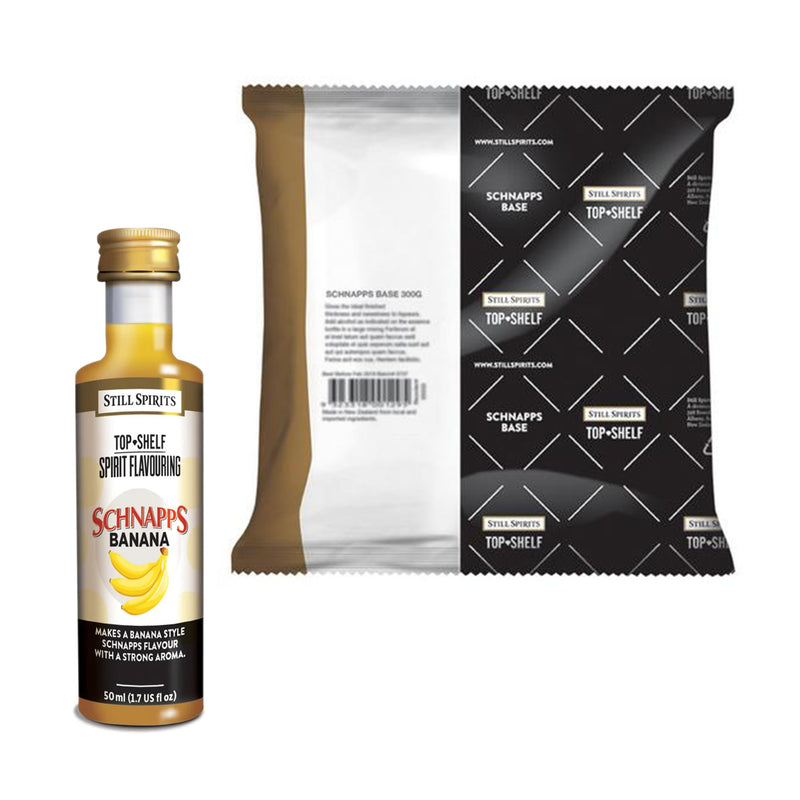 Still Spirits Top Shelf Banana Schnapps (50 ml) Essence + Schnapps Base Pack   - Toronto Brewing