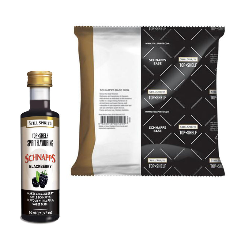 Still Spirits Top Shelf Blackberry Schnapps (50 ml) Essence + Schnapps Base Pack   - Toronto Brewing