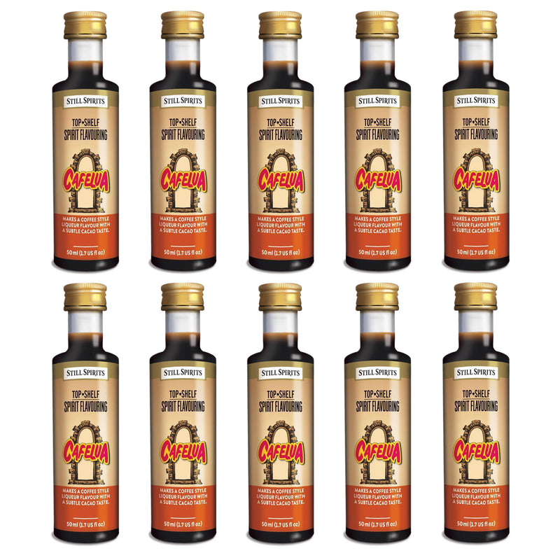 Still Spirits Top Shelf Cafelua Essence (50 ml) - 10 PACK    - Toronto Brewing