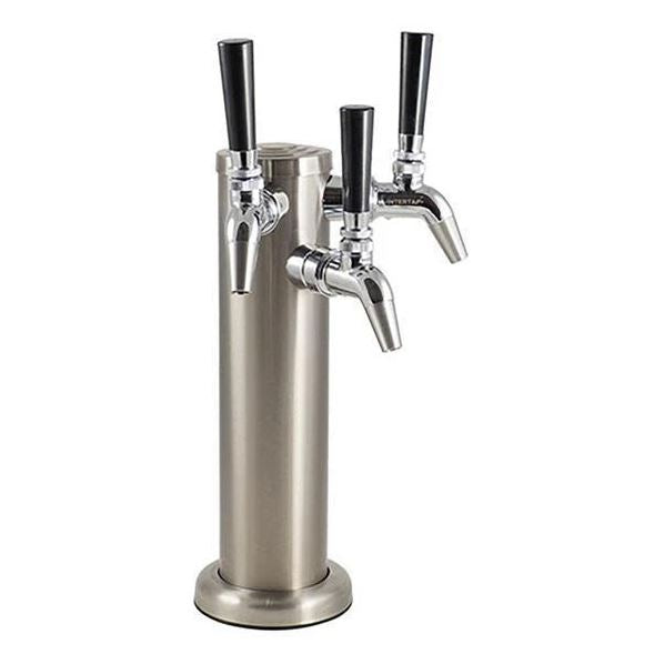 Triple Tap Beer Tower - Stainless Steel Nukatap Faucets    - Toronto Brewing