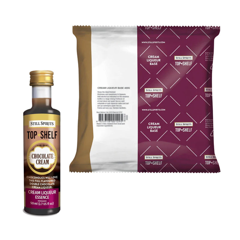 Still Spirits Top Shelf Chocolate Cream (50 ml) Essence + Cream Base Pack   - Toronto Brewing