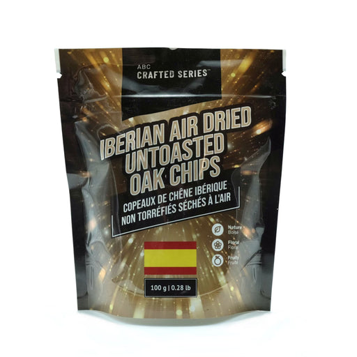 Iberian Air Dried Un-toasted Oak Chips (100g | 3.5oz)    - Toronto Brewing