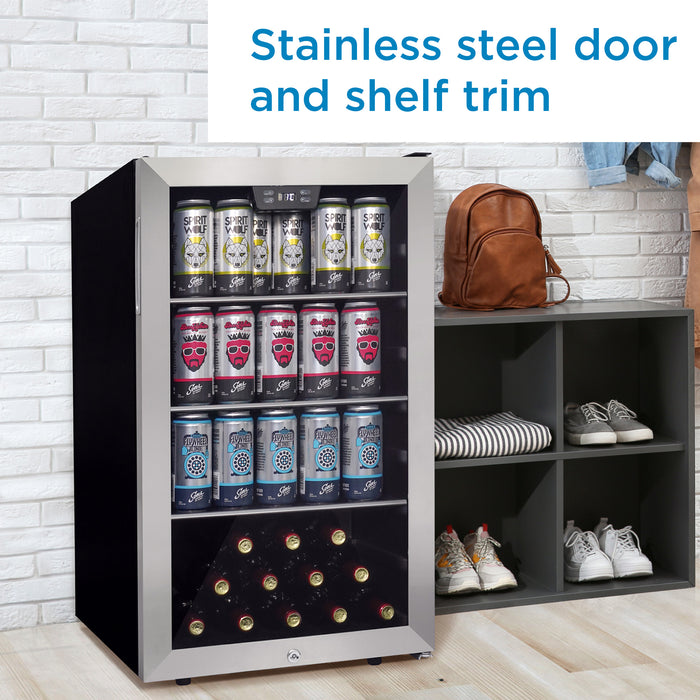 Danby | 4.5 cu. ft. Free-Standing Beverage Center - Stainless Steel (DBC045L1SS)    - Toronto Brewing