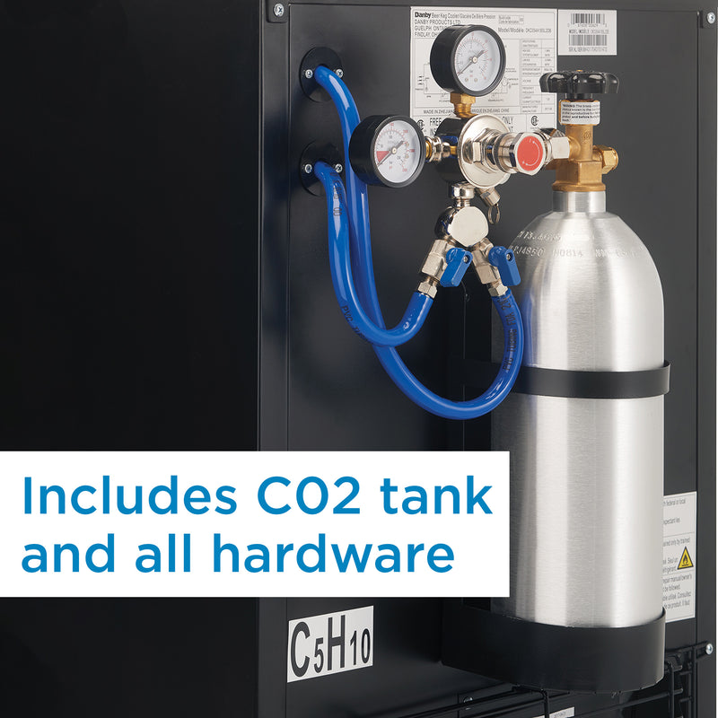 Danby | 5.4 cu. ft. Dual Tap Kegerator - Stainless Steel (DKC054A1BSL2DB)    - Toronto Brewing