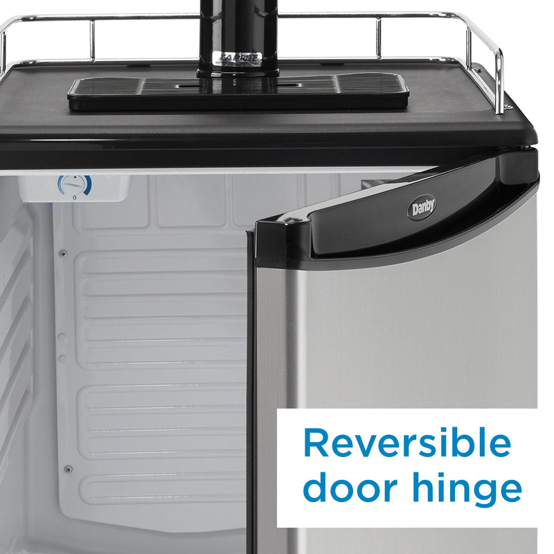 Danby | 5.4 cu. ft. Dual Tap Kegerator - Stainless Steel (DKC054A1BSL2DB)    - Toronto Brewing