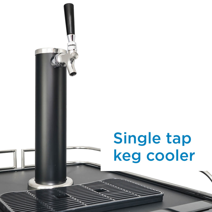 Danby | 5.4 cu. ft. Single Tap Kegerator - Stainless Steel (DKC054A9SLDB)    - Toronto Brewing