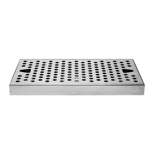 Drip Tray | Countertop Brushed Stainless Steel With Drain (10" x 5")    - Toronto Brewing