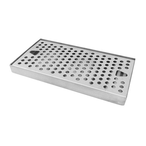 Drip Tray | Countertop Brushed Stainless Steel With Drain (10" x 5")    - Toronto Brewing