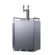 Summit | 5.6 cu. ft. Dual Tap Built-In Outdoor Kegerator - Stainless Door and Cabinet (SBC683OSTWIN)    - Toronto Brewing