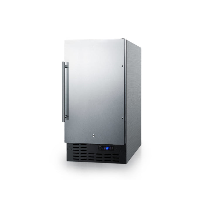 Summit | 18" Wide Built-In All-Refrigerator (FF1843BCSS) Stainless Steel (FF1843BCSS)   - Toronto Brewing