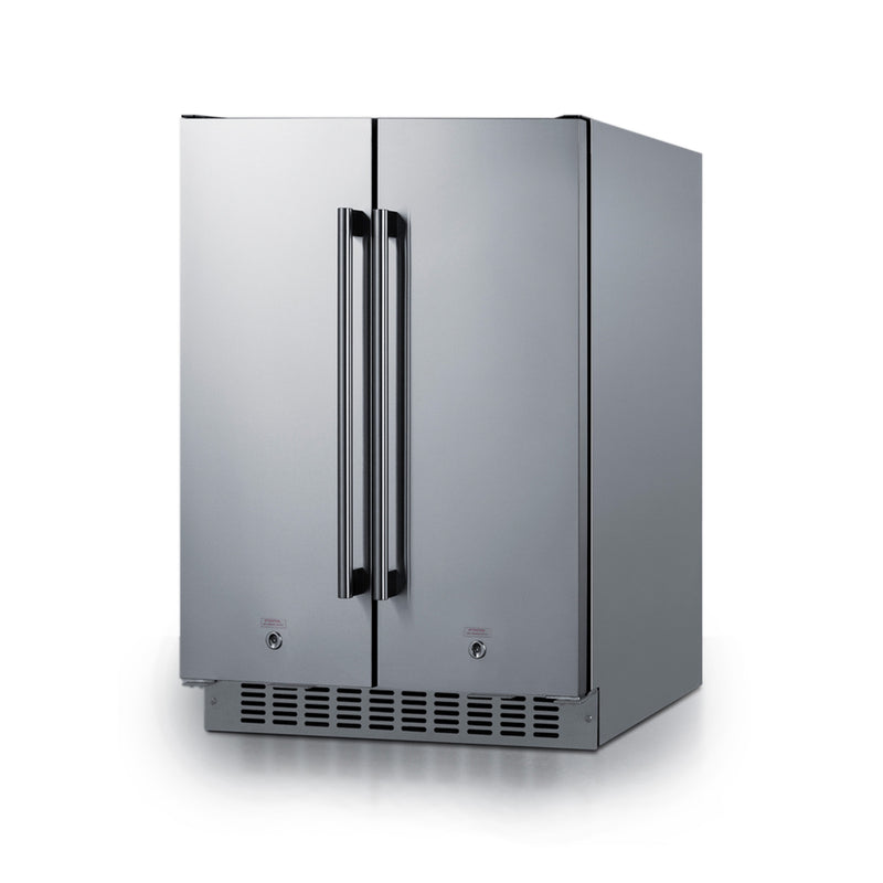 Summit | 24" Built-In Refrigerator-Freezer (FFRF24SS) Stainless Steel (FFRF24SSCSS)   - Toronto Brewing